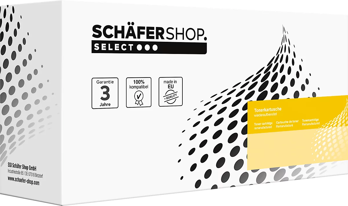 Schäfer Shop Select Toner, ersetzt Brother TN-325C (TN325C), Einzelpack, cyan