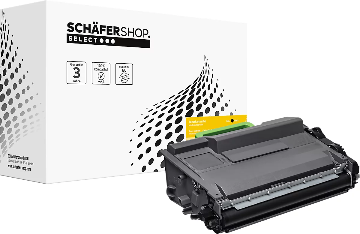 Schäfer Shop Select Toner, ersetzt Brother TN-3430 (TN3480), Einzelpack, schwarz