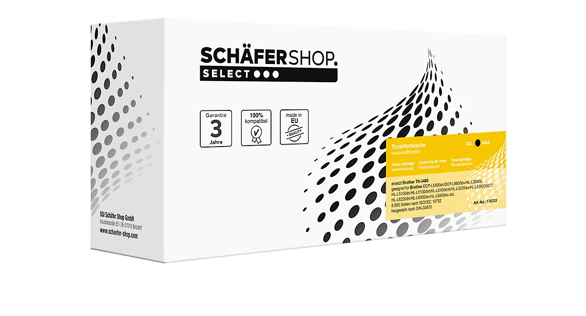 Schäfer Shop Select Toner, ersetzt HP 05A (CE505A), Einzelpack, schwarz
