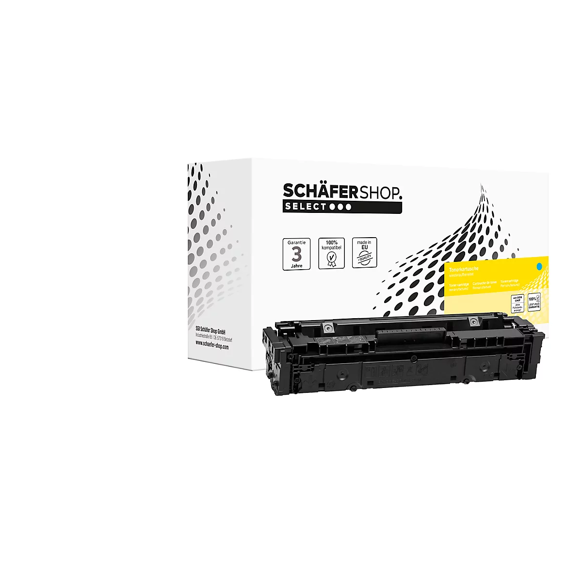Schäfer Shop Select Toner, ersetzt HP 207X (W2211X), Einzelpack, cyan