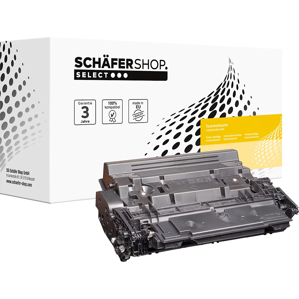 Schäfer Shop Select Toner, remplace Canon 056H (3008C002), jusqu'à 21000 pages, pack individuel, noir