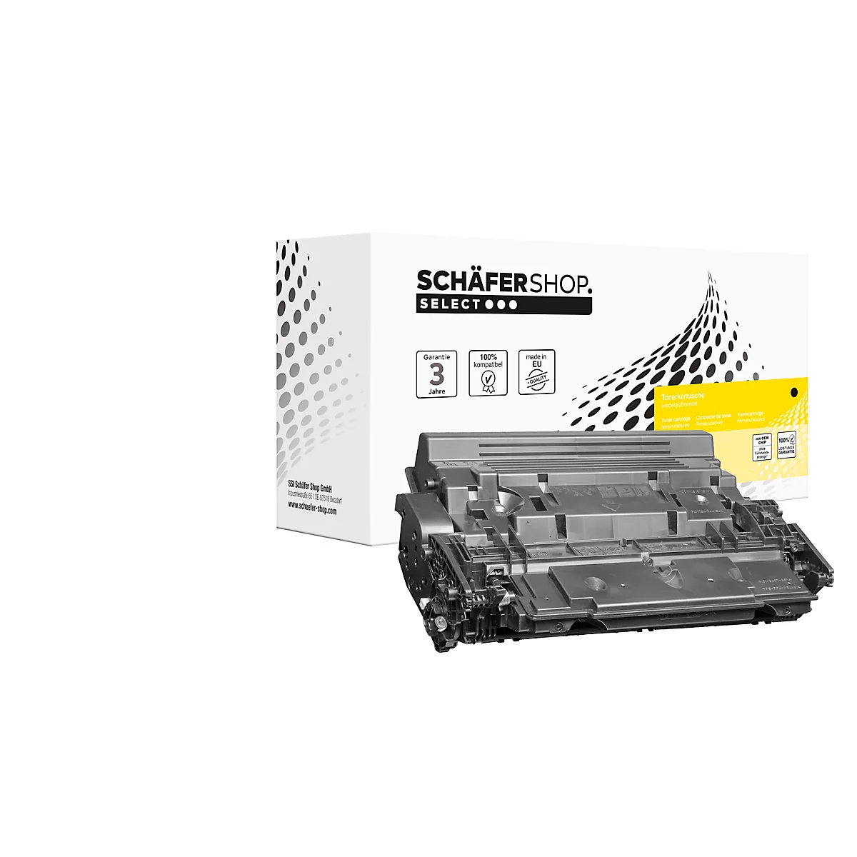 Schäfer Shop Select Toner, remplace HP 89X (CF289X), pack individuel, noir