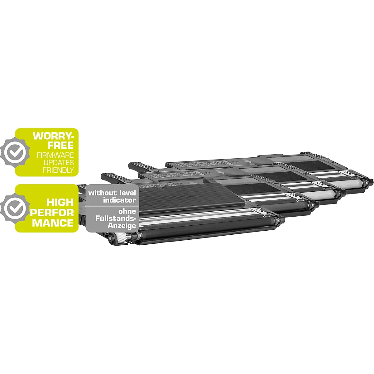 Schäfer Shop Select Toner-Set ersetzt HP 117A Serie, schwarz, cyan, magenta, gelb