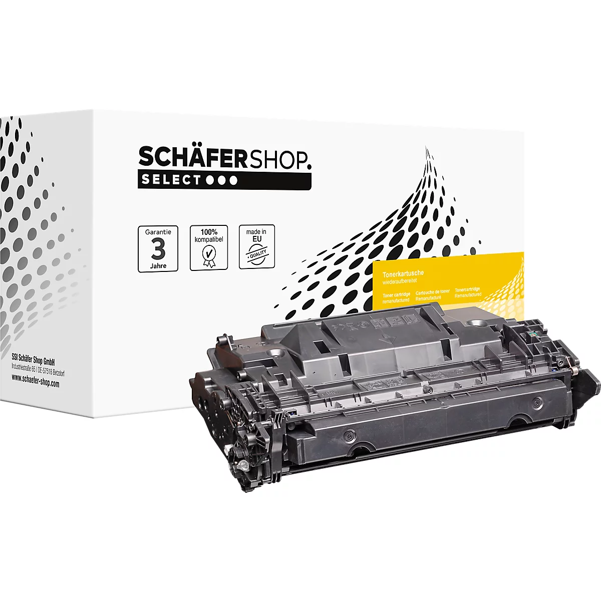 Schäfer Shop Select toner, vervangt HP 59X (CF259X) en Canon 057H (3010C002), enkele verpakking, zwart