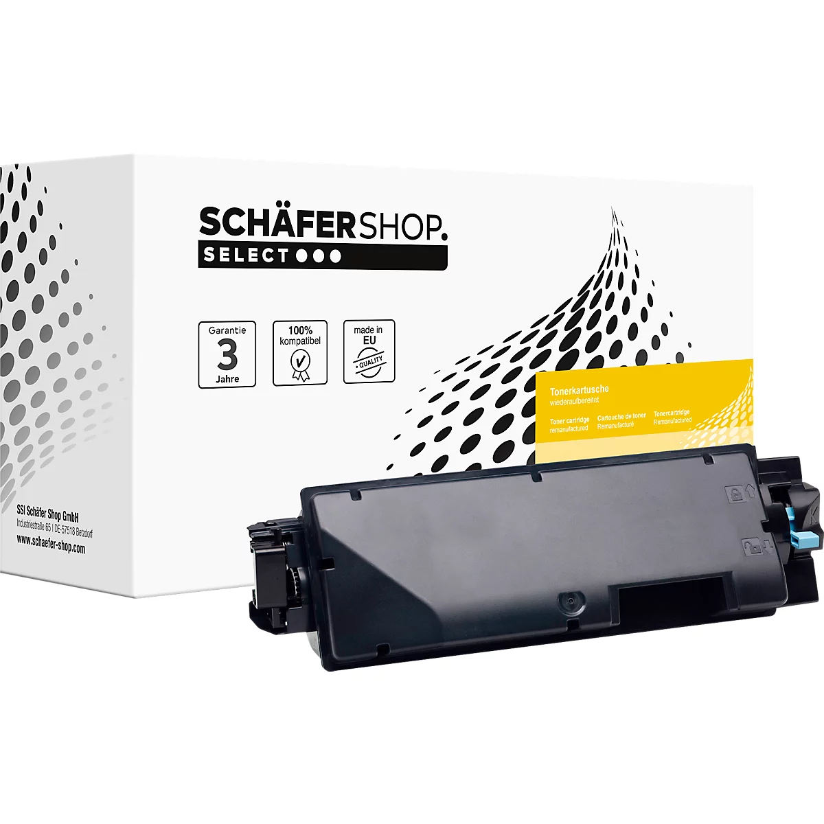 Schäfer Shop Select toner, vervangt Kyocera TK-5270K (1T02TV0NL0), enkele verpakking, zwart