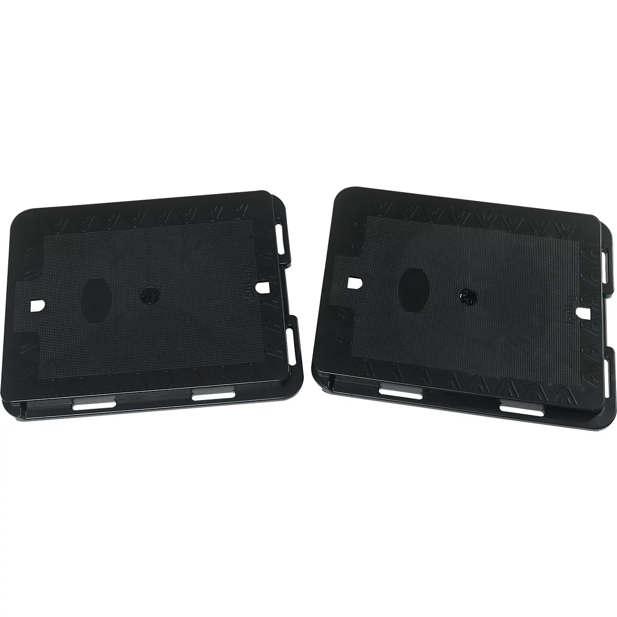 Schäfer Shop Select transportrol, B 600 × D 405 × H 135 mm, koppelbaar, tot 200 kg, draaggreep, zwenkwielen, kunststof