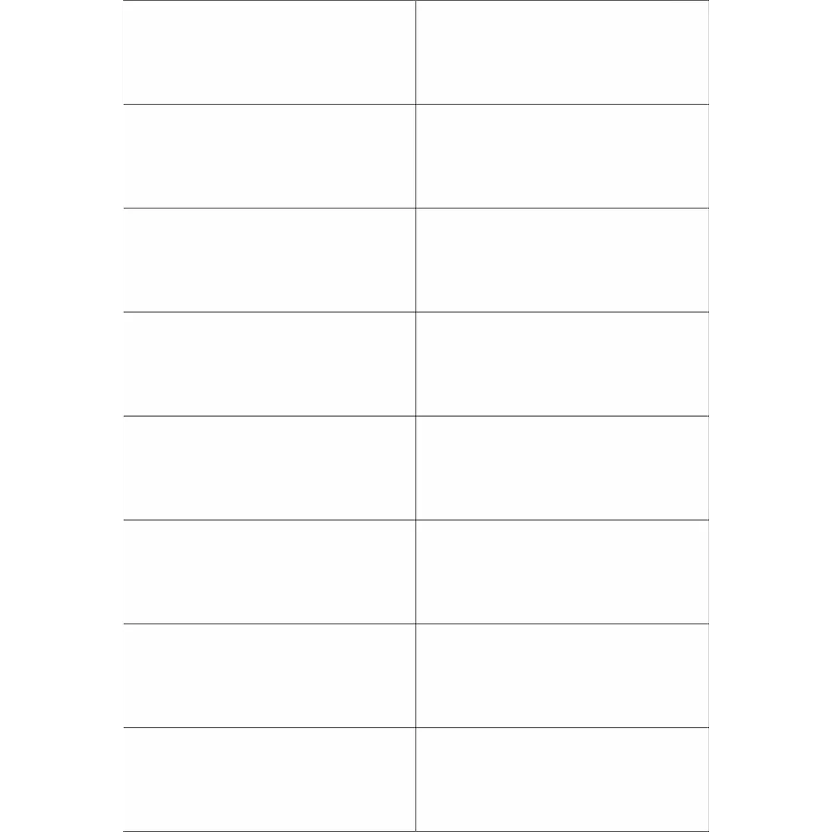 Schäfer Shop Select Universal-Etiketten, 105,0 x 37,0 mm, Permanentkleber, 1600 Stück