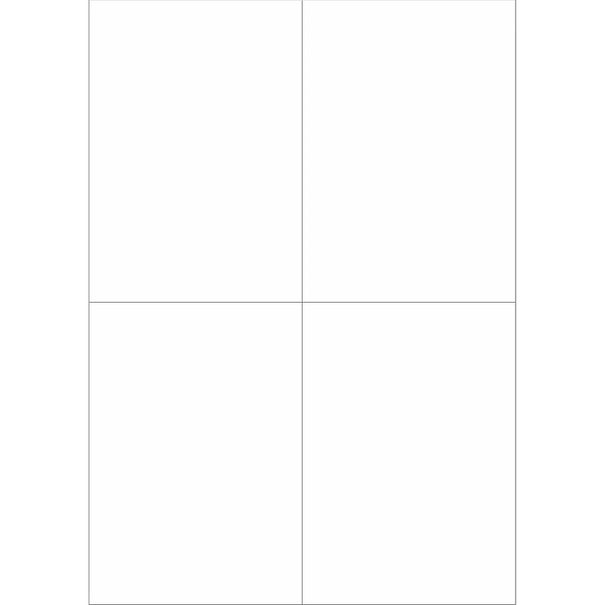 Schäfer Shop Select Universele etiketten, 105,0 x 148,0 mm = A6, permanentklever, 400 stuks
