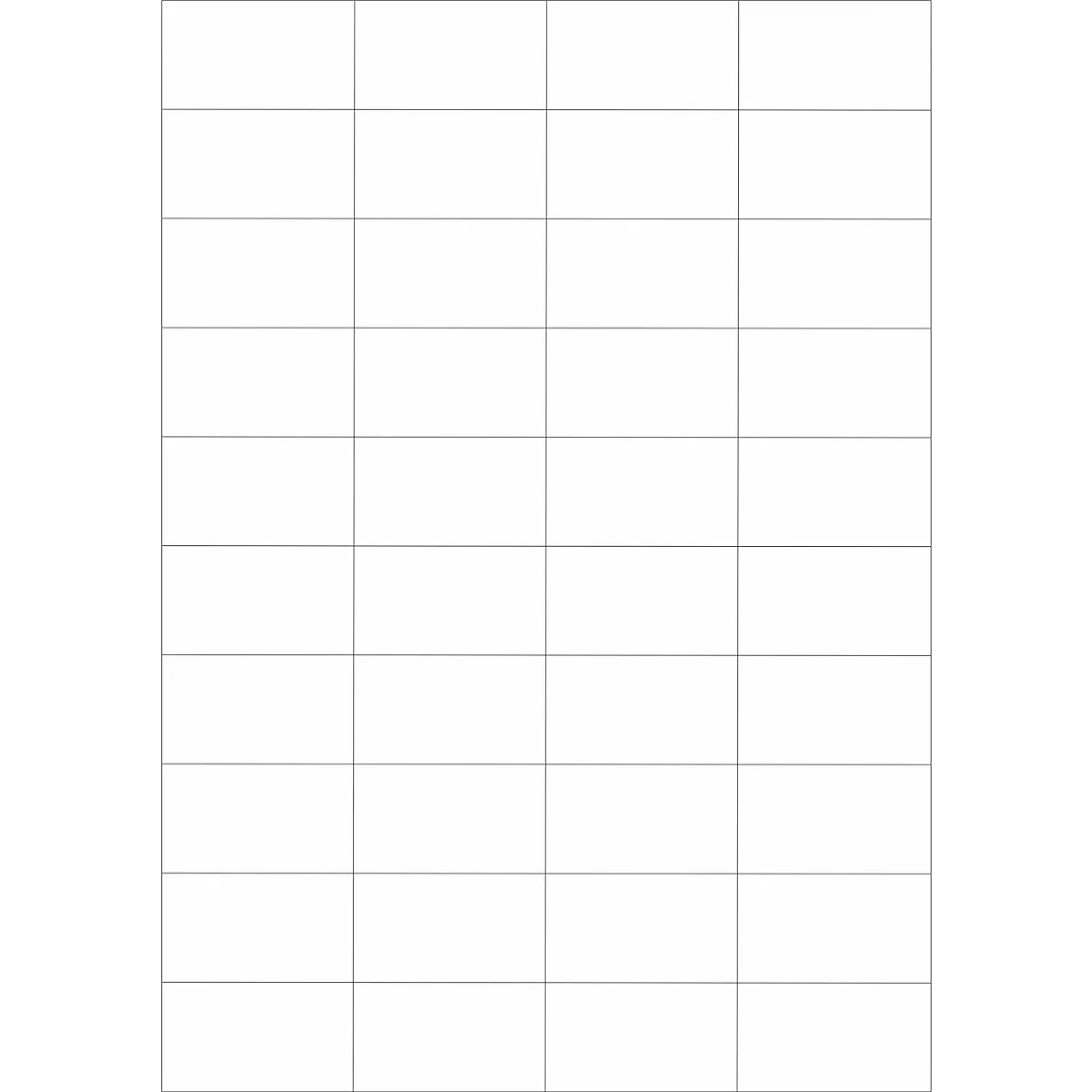 Schäfer Shop Select Universele etiketten, 52,5 x 29,7 mm, permanentklever 4000 stuks