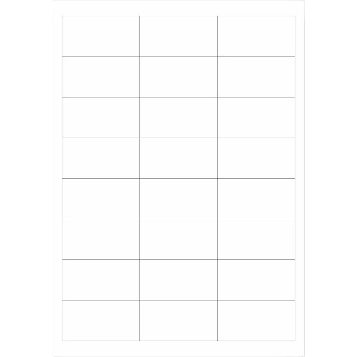 Schäfer Shop Select Universele etiketten, 64,6 x 33,8 mm, permanentklever 2400 stuks