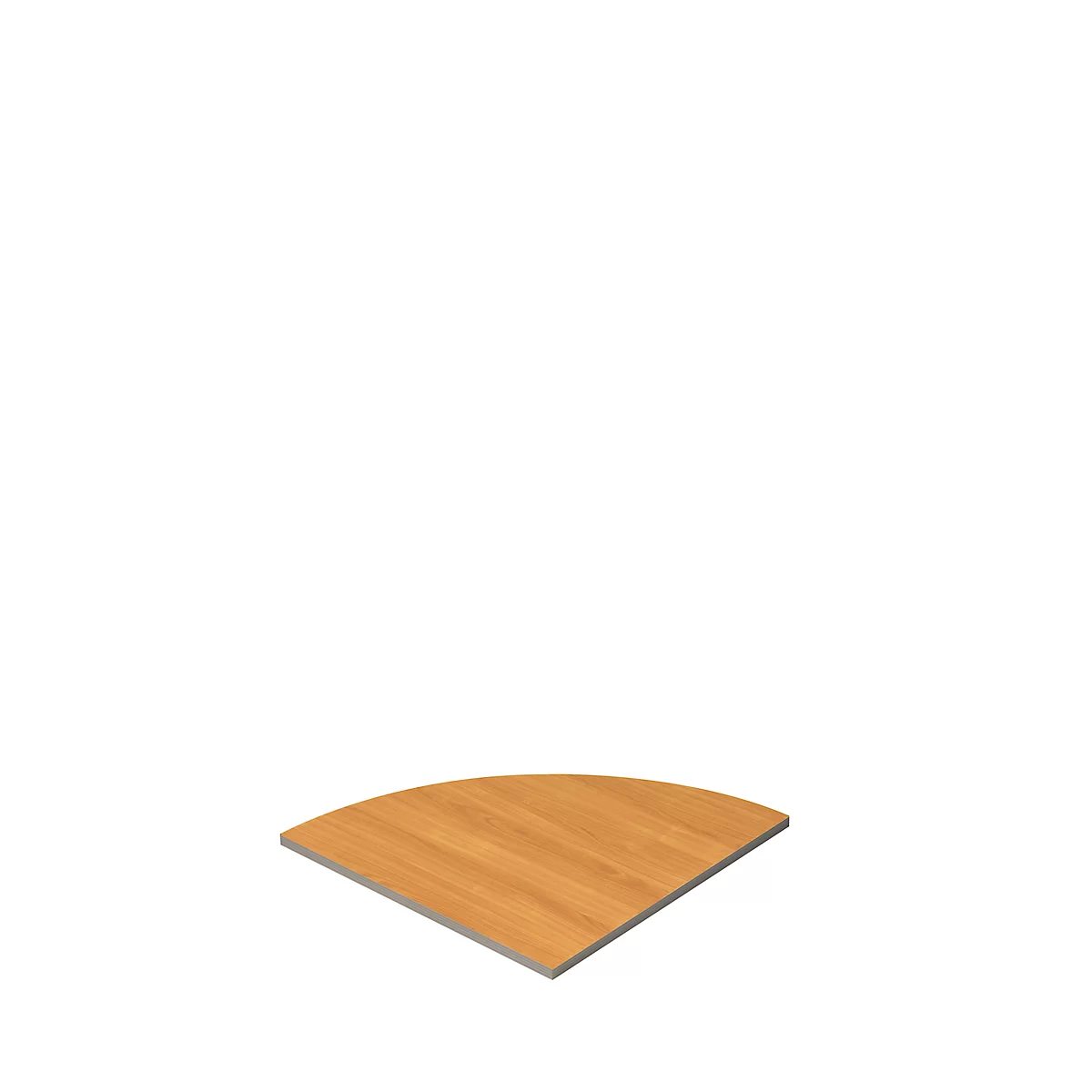 Schäfer Shop Select Verkettungsplatte Moxxo IQ, 90°, Viertelkreis, B 800 x T 800 mm, Buche-Dekor