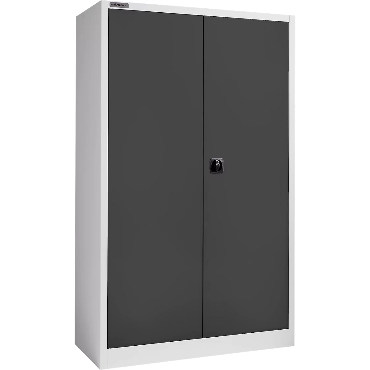 Schäfer Shop Select voorraadkast, 10 etages, zonder kastinrichting, B 1200 x D 500 x H 1935 mm, staal, lichtgrijs/antracietgrijs