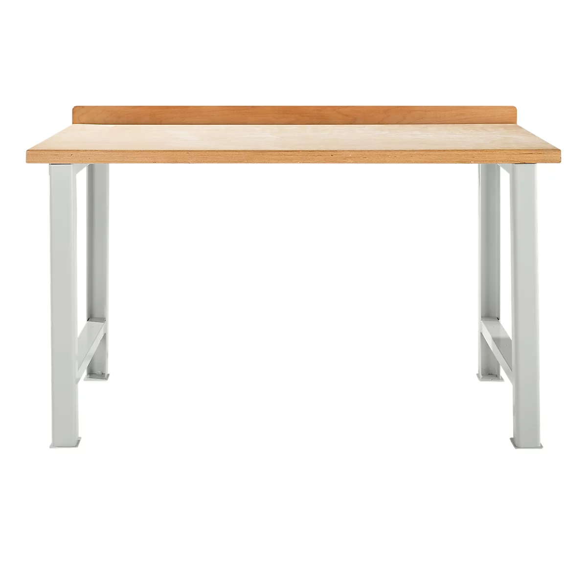 Schäfer Shop Select Werkbank, Grundeinheit, B 1500 x T 665 x H 840 mm, lichtgrau RAL 7035 