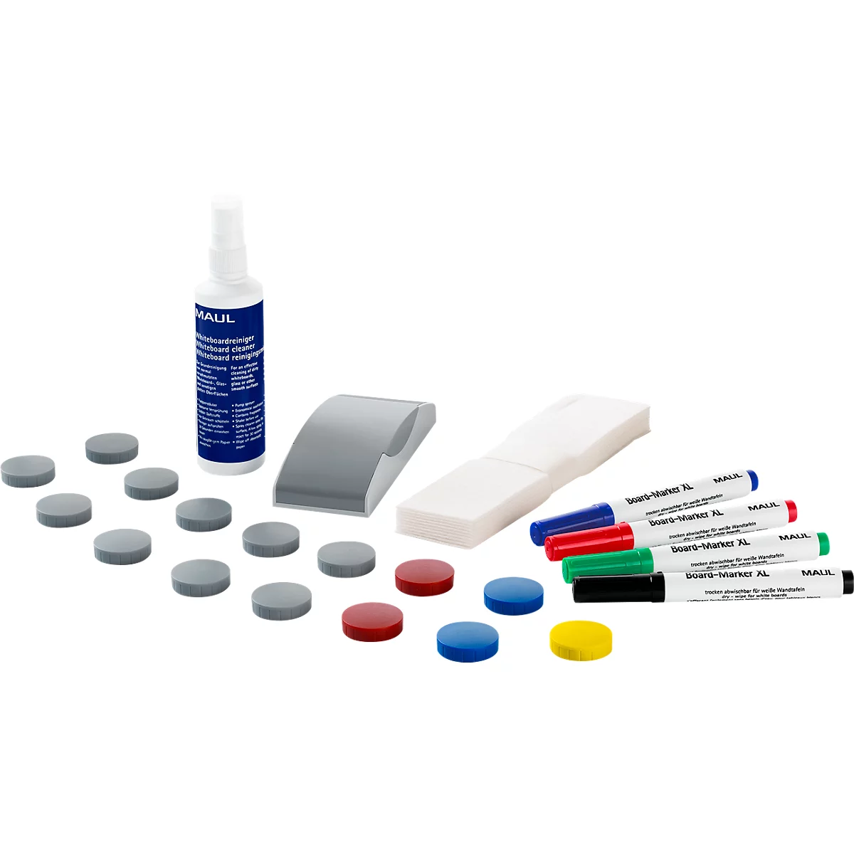 Schäfer Shop Select Whiteboard 90120 emailliert, Alurahmen + Whiteboard-Zubehör-Set Standard GRATIS