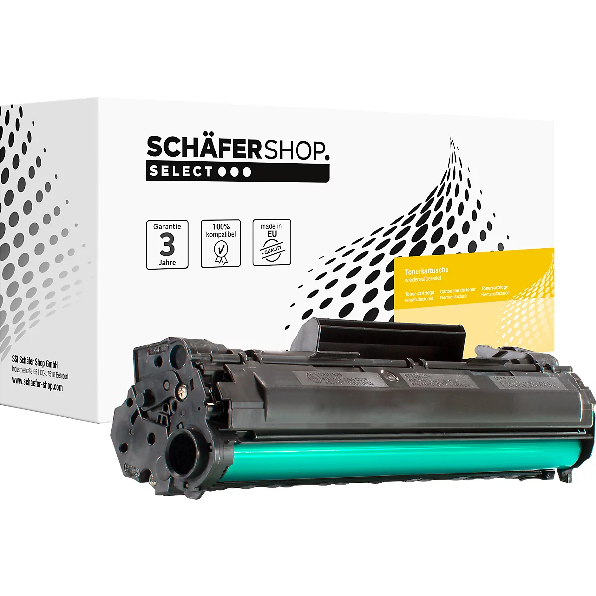 Schäfer Shop Toner, kompatibel zu HP 83X (CF283X), schwarz