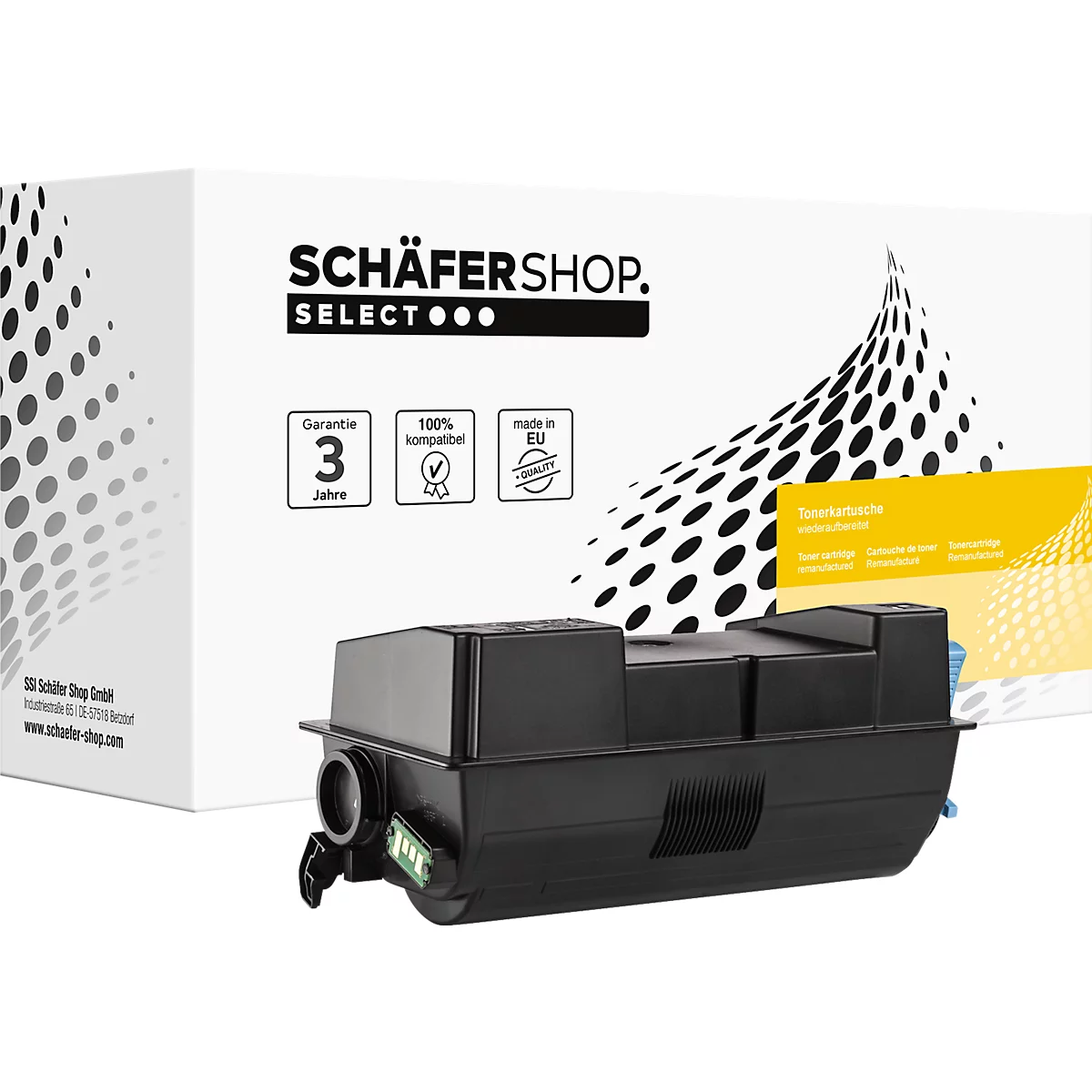 Schäfer Shop Toner, kompatibel zu Kyocera TK-3130, schwarz