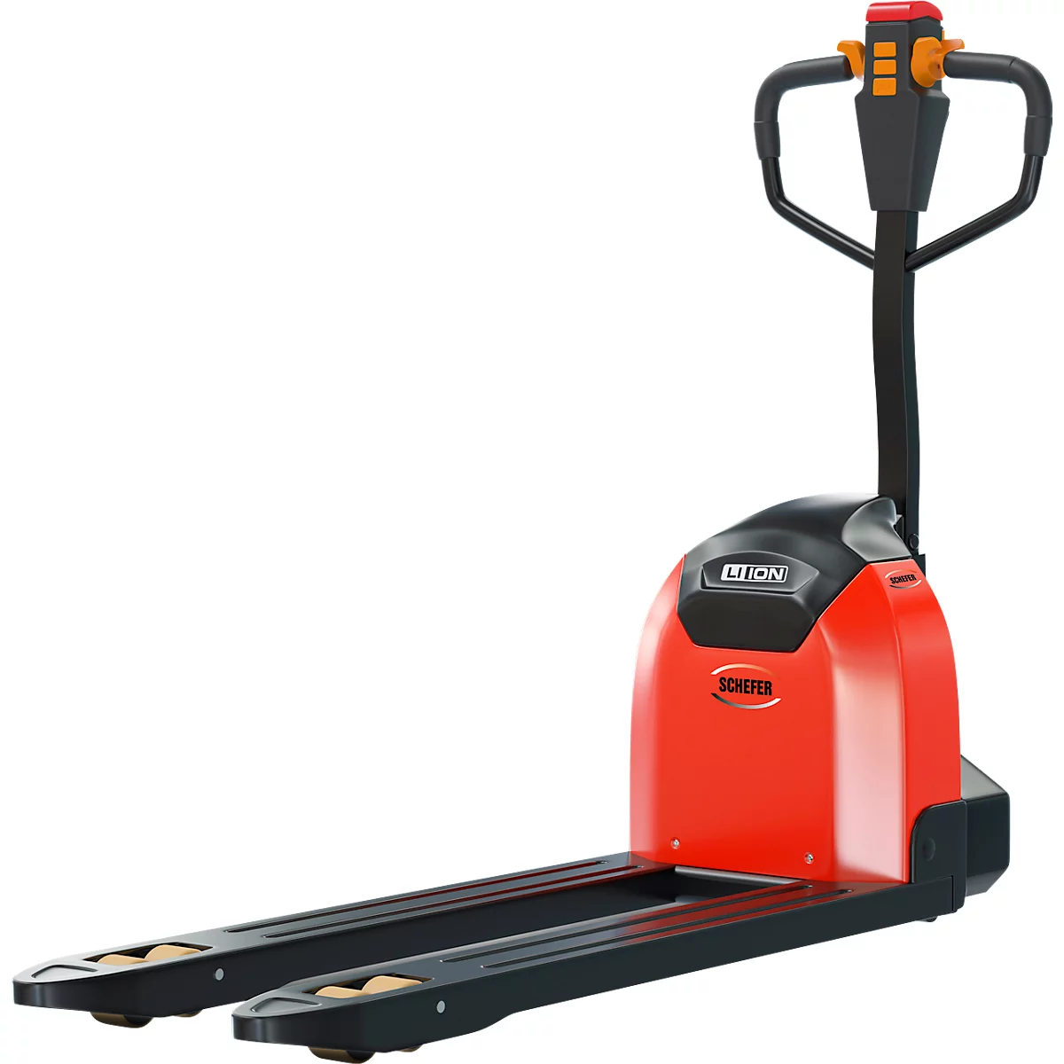 Schefer EHW 20 Premium elektrische pallettruck, hefcapaciteit 2000 kg, vorklengte 1150 mm, zwart