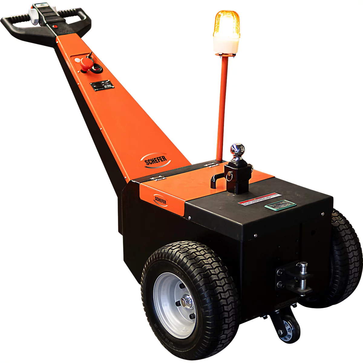 Schefer elektrische sleepboot ES 25 Primus, L 1710 x B 760 x H 1030 mm, snelheid 0-5 km/u, laadvermogen 2500 kg