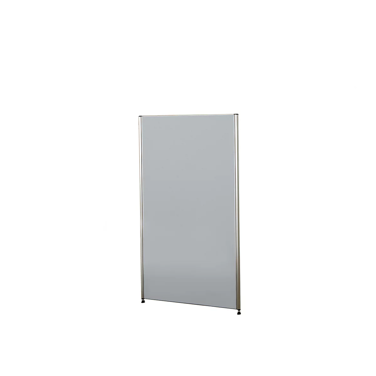 Scheidingswand Aluna, 1000 x 1600 mm, grijs