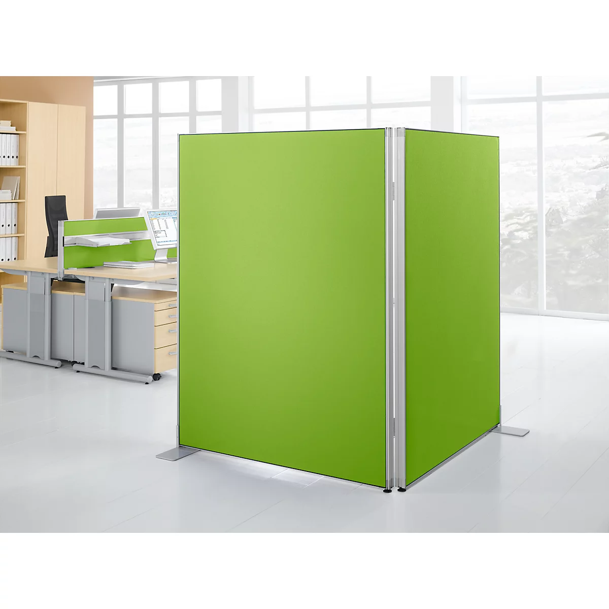 Scheidingswand Sys 50, 1200x1600, groen