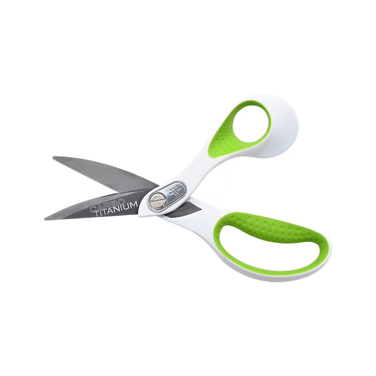 Schere Carbo Titanium, Stahl rostfrei, antihaftbeschichtet, für Rechtshänder, L 214 mm