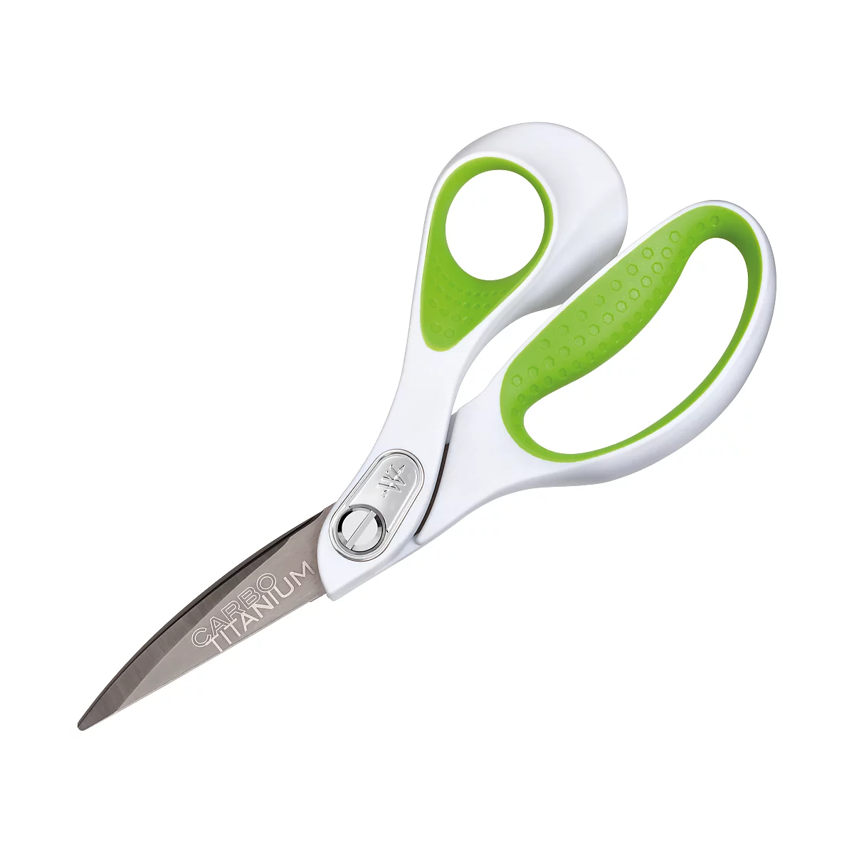 Schere Carbo Titanium, Stahl rostfrei, antihaftbeschichtet, für Rechtshänder, L 214 mm
