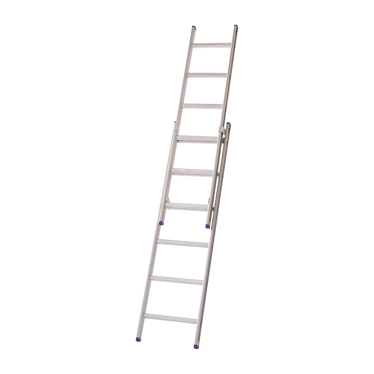 Schiebeleiter ohne Seilzug, Lila-Serie, 8 Stufen
