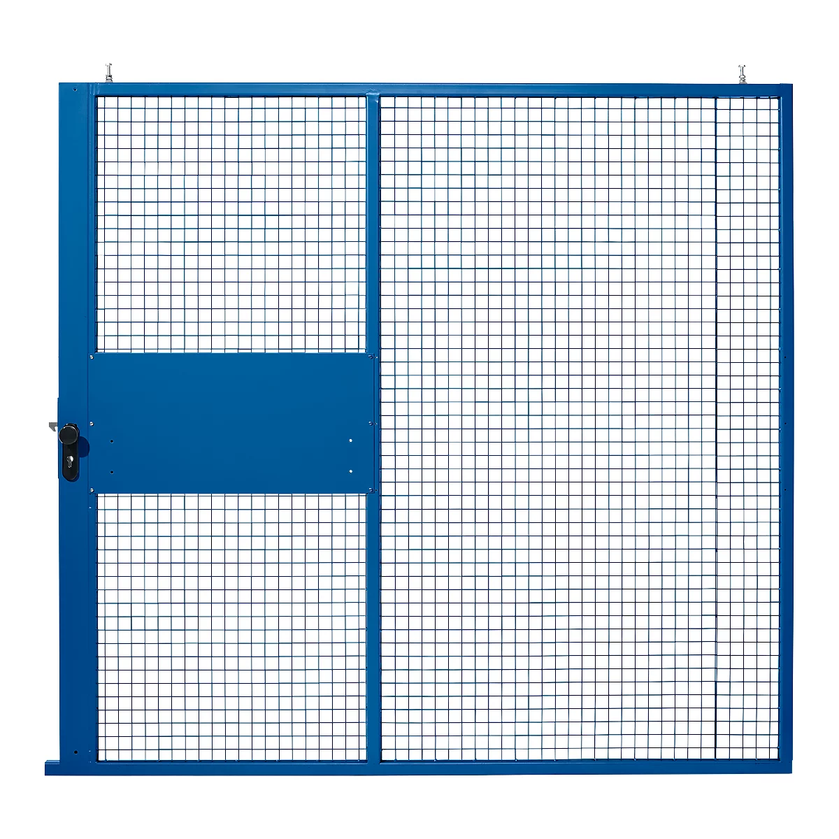 Schiebetor, für Gittertrennwandsystem, B 2238 x H 2110 mm, blau