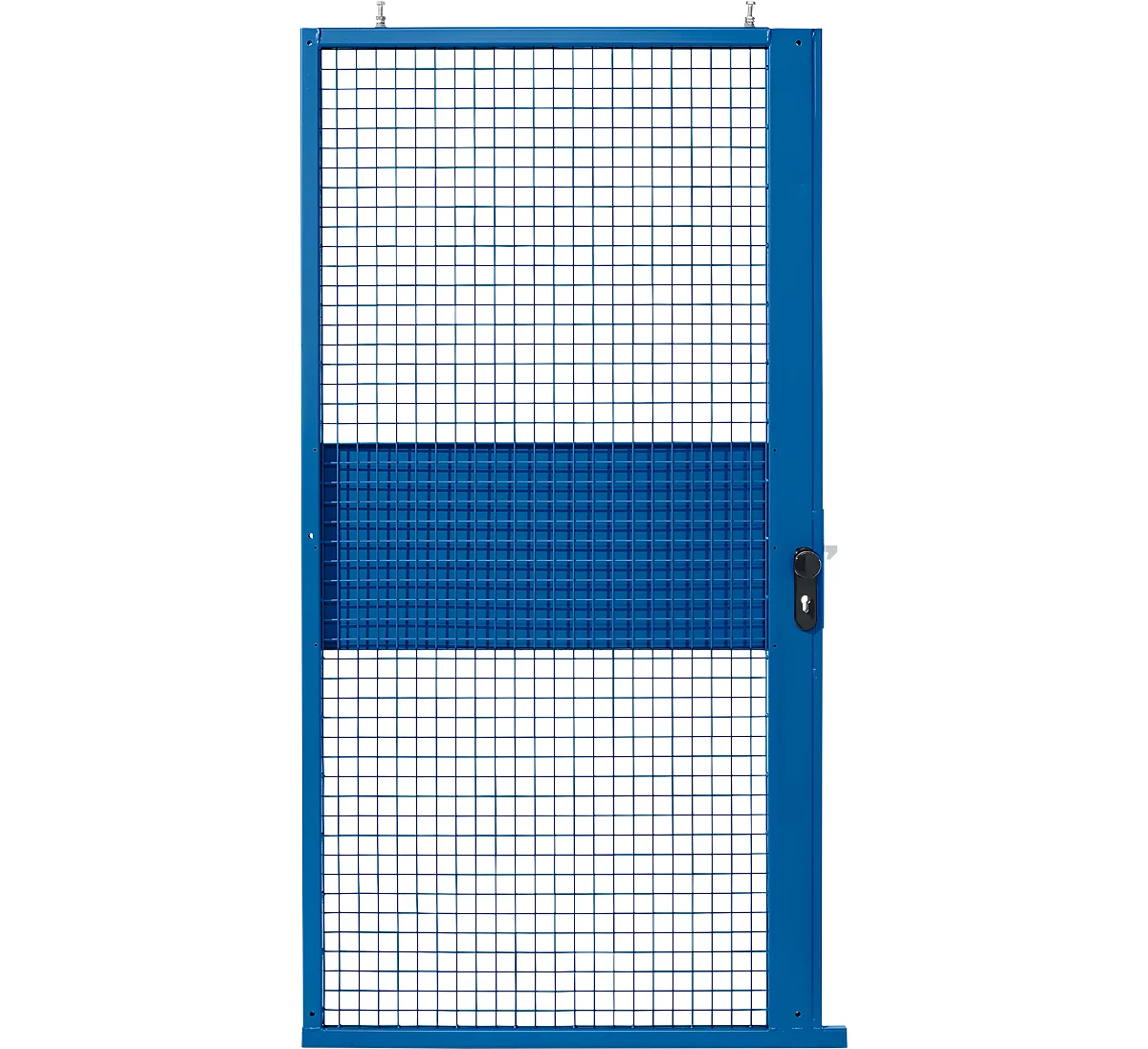 Schiebetür, für Gittertrennwandsystem, B 1110 x H 2110 mm, blau