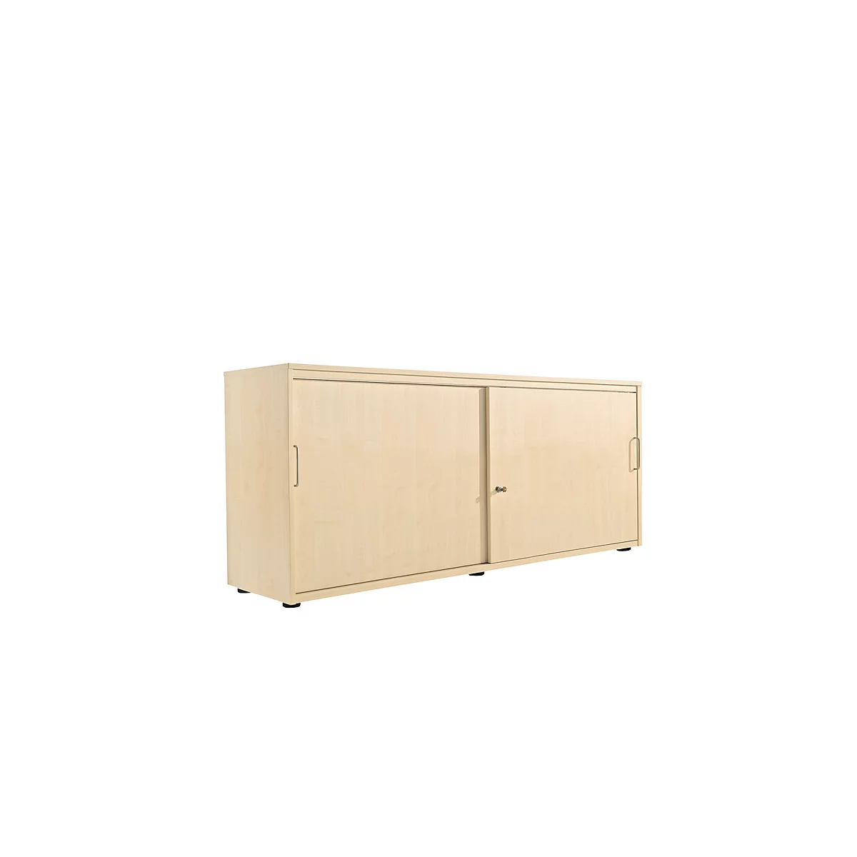 Schiebetürenschrank, B 1600 mm, 2 OH, Ahorn-Dekor