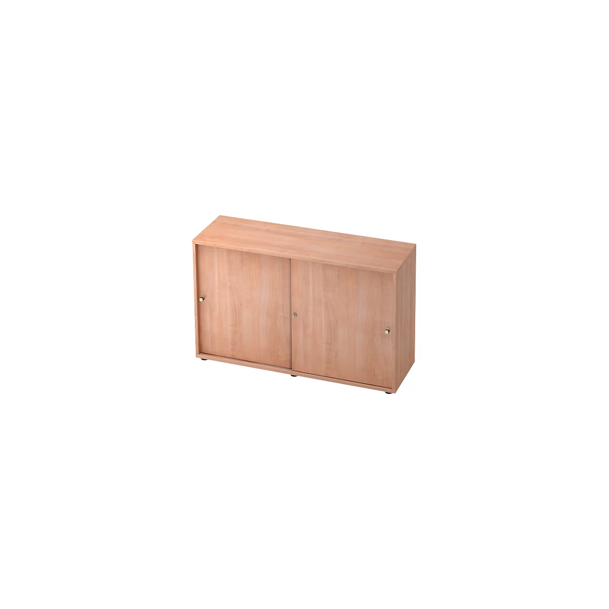 Schiebetürenschrank TOPAS LINE, 2 OH, Nussbaum/Nussbaum