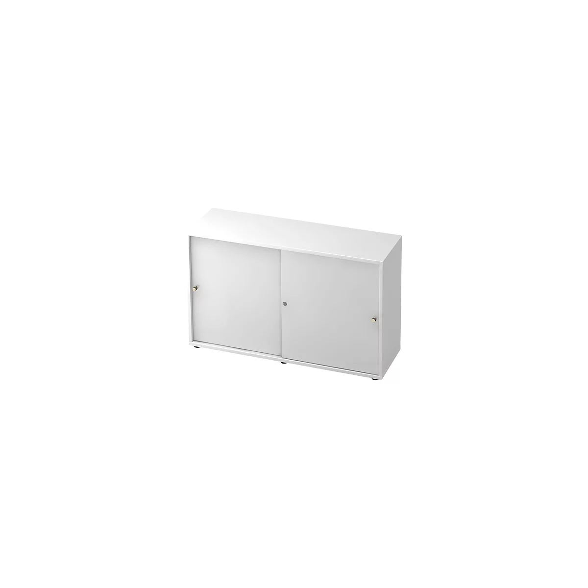 Schiebetürenschrank TOPAS LINE, 2 OH, weiß/weiß