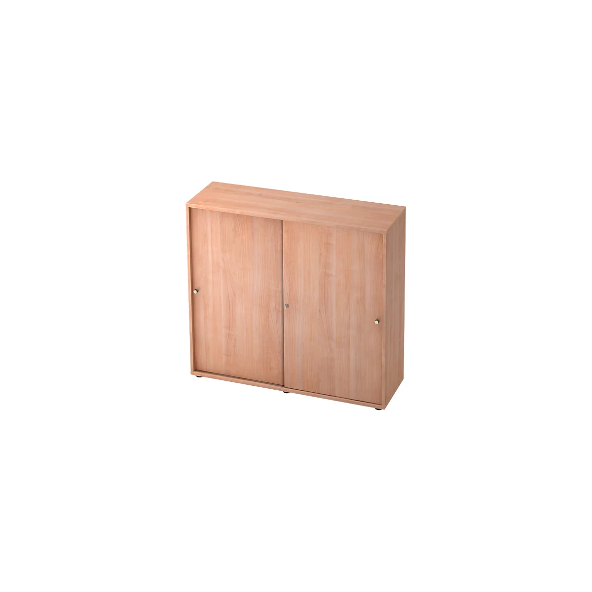 Schiebetürenschrank TOPAS LINE, 3 OH, Nussbaum/Nussbaum
