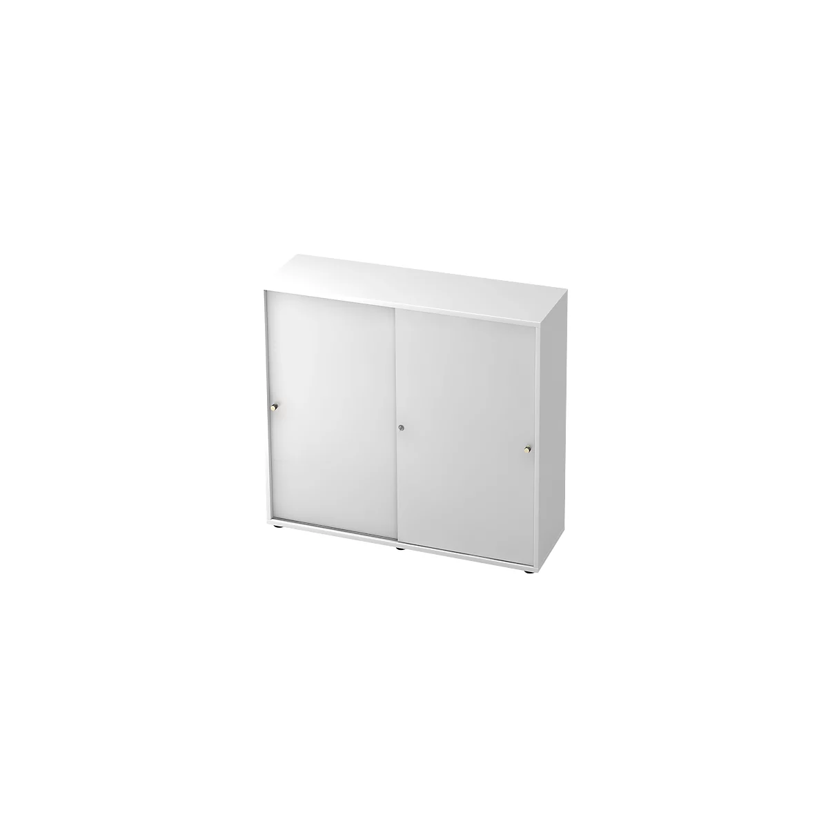 Schiebetürenschrank TOPAS LINE, 3 OH, weiß/weiß