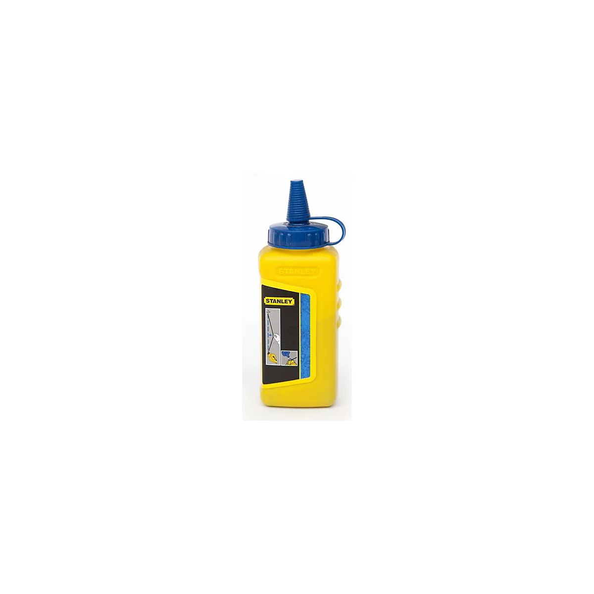 Schlagschnurkreide, blau, wasserfest, schwer löslich, in Kunststoff-Flasche, Inhalt 225 g, 12 Stück