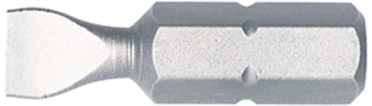Schlitz-Bit WIHA, 6,5 x 1,2 mm, Antrieb 1/4 Zoll, C 6,3, L 25 mm