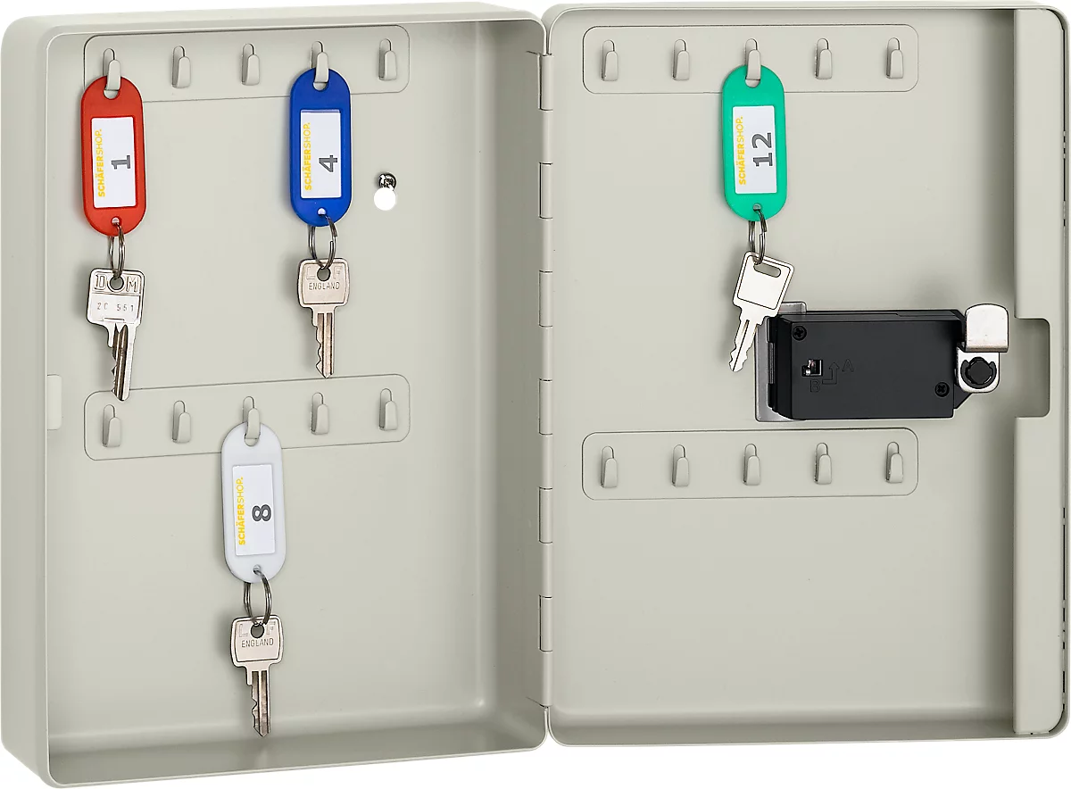 Schlüsselkasten Keybox, Haken 20 bis 100 Stück, mit Zahlenschloss,  Stahlblech günstig kaufen
