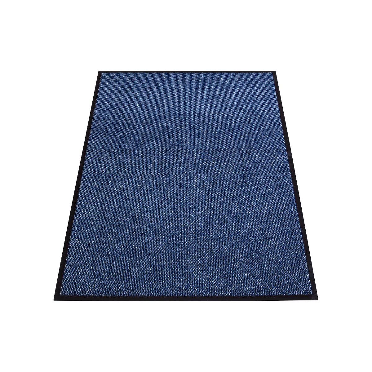 Schmutzfangmatte Eazycare Econ, für Innenbereiche, UV-resistent, melierte Oberfläche, rutschfester Vinylrücken, L 1800 x B 1200 mm, PP, blau