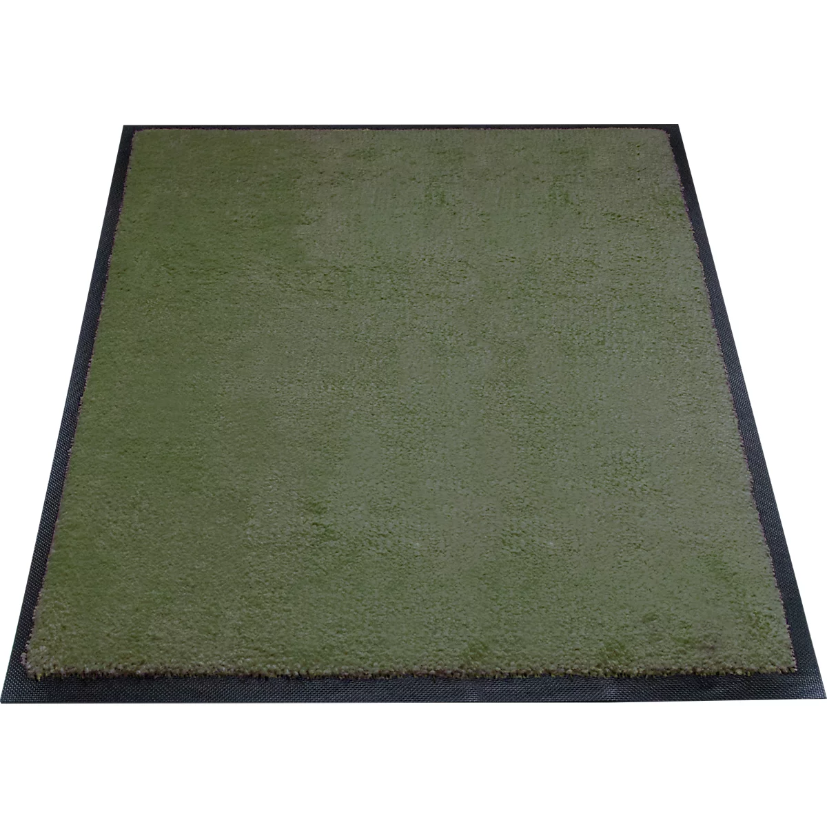 Schmutzfangmatte miltex Eazycare Style, eckig, antistatisch, UV-beständig, waschbar, High-Twist-Nylon & Niltrilgummi, 750 x 850 mm, chromoxidgrün