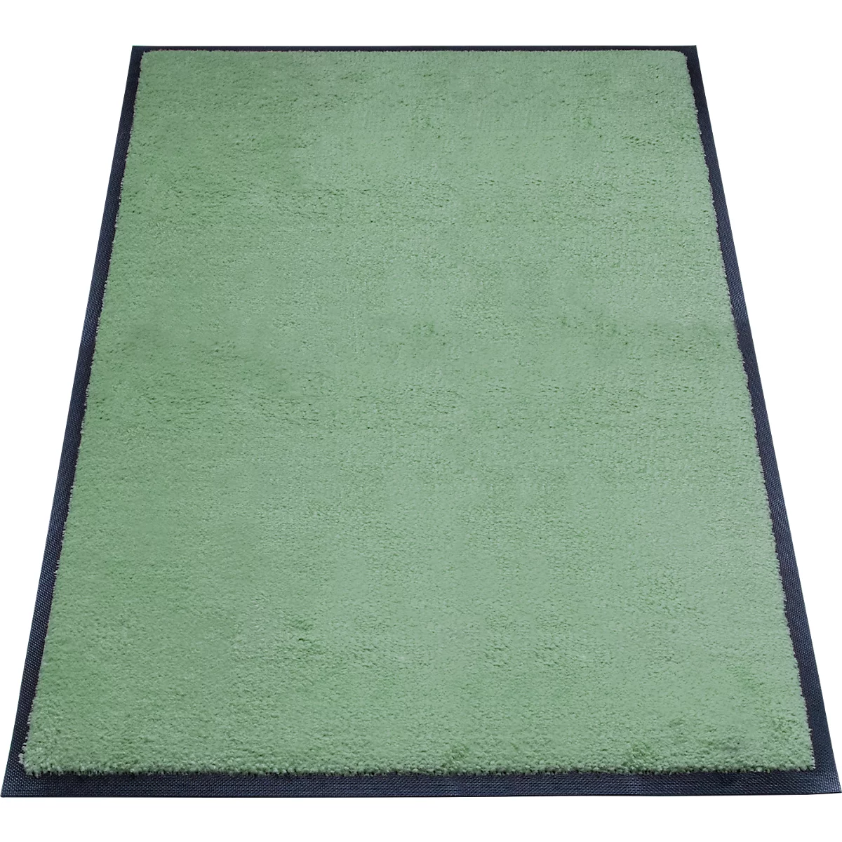 Schmutzfangmatte miltex Eazycare Style, eckig, antistatisch, UV-beständig, waschbar, High-Twist-Nylon & Niltrilgummi, 800 x 1200 mm, resedagrün
