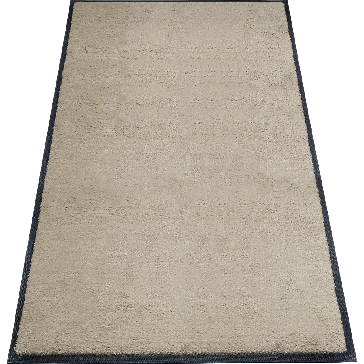Schmutzfangmatte miltex Eazycare Style, eckig, antistatisch, UV-beständig, waschbar, High-Twist-Nylon & Niltrilgummi, 850 x 1500 mm, graubeige