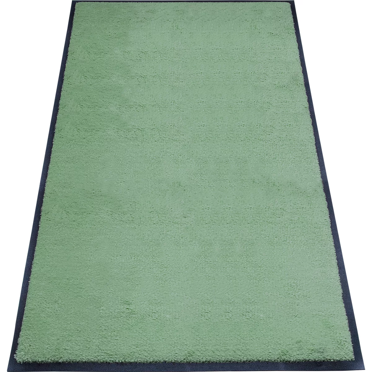 Schmutzfangmatte miltex Eazycare Style, eckig, antistatisch, UV-beständig, waschbar, High-Twist-Nylon & Niltrilgummi, 850 x 1500 mm, resedagrün