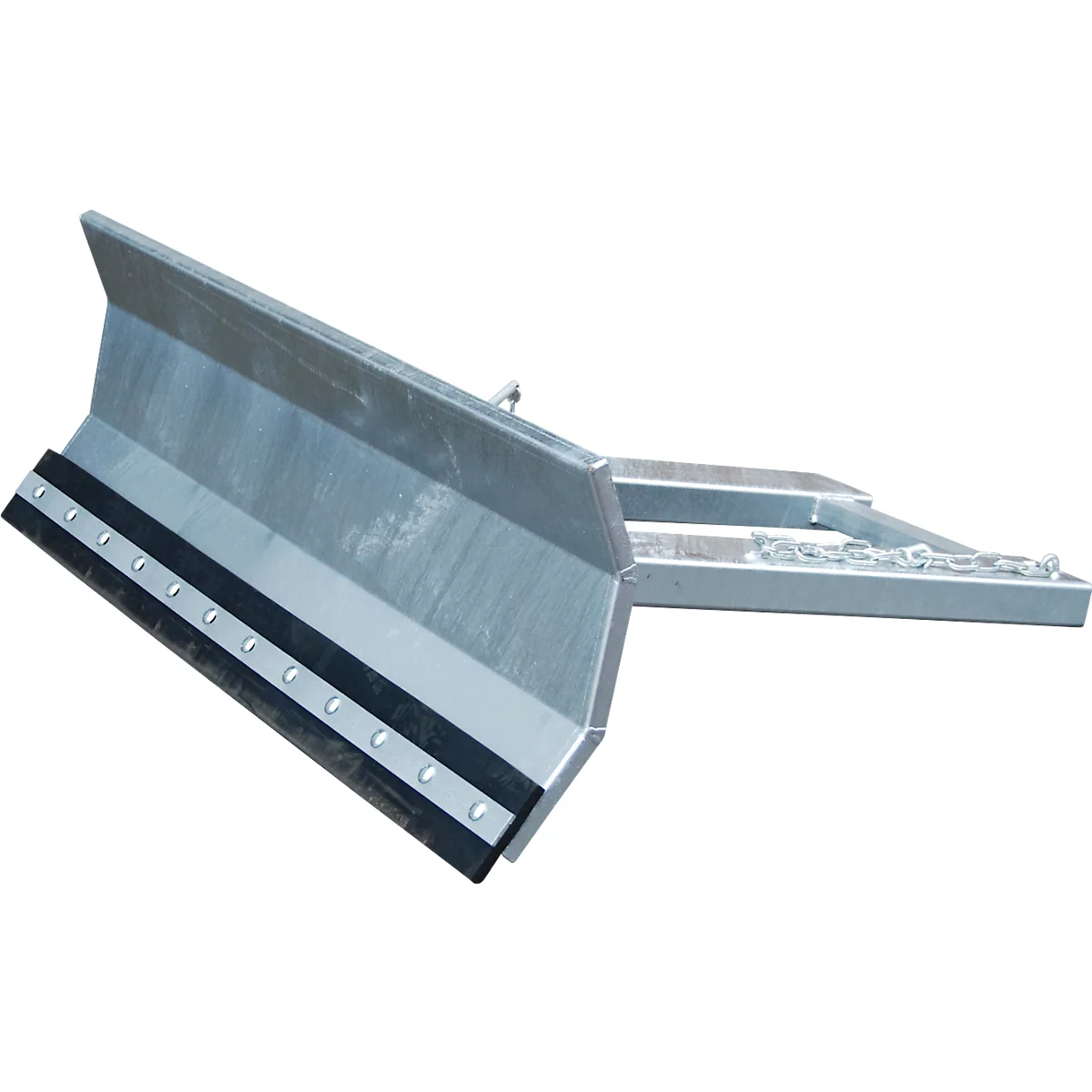 Schneeschieber SCH-L 1800, 1800 mm, für Gabelzinken, Gummischürfleisten, feuerverzinkt
