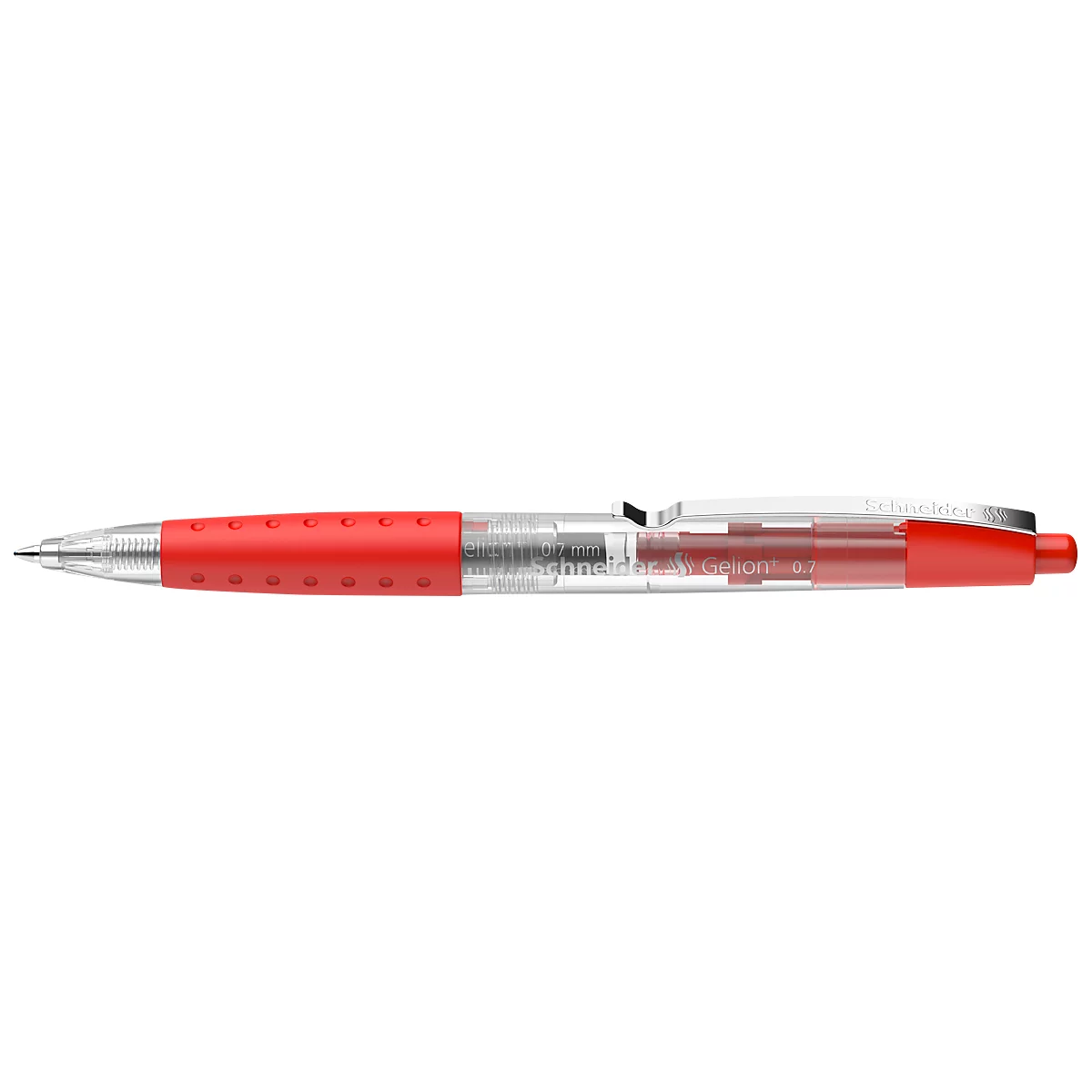 SCHNEIDER Gelschreiber Gelion 1, Strichstärke 0,4 mm, rot, 10 Stück
