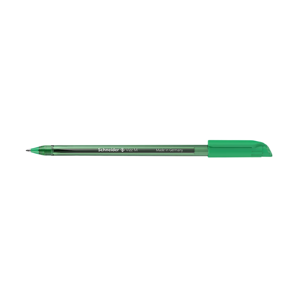 Schneider Kugelschreiber Vizz, Strichstärke M, Gelco®, dokumentenecht, 10 Stück, grün