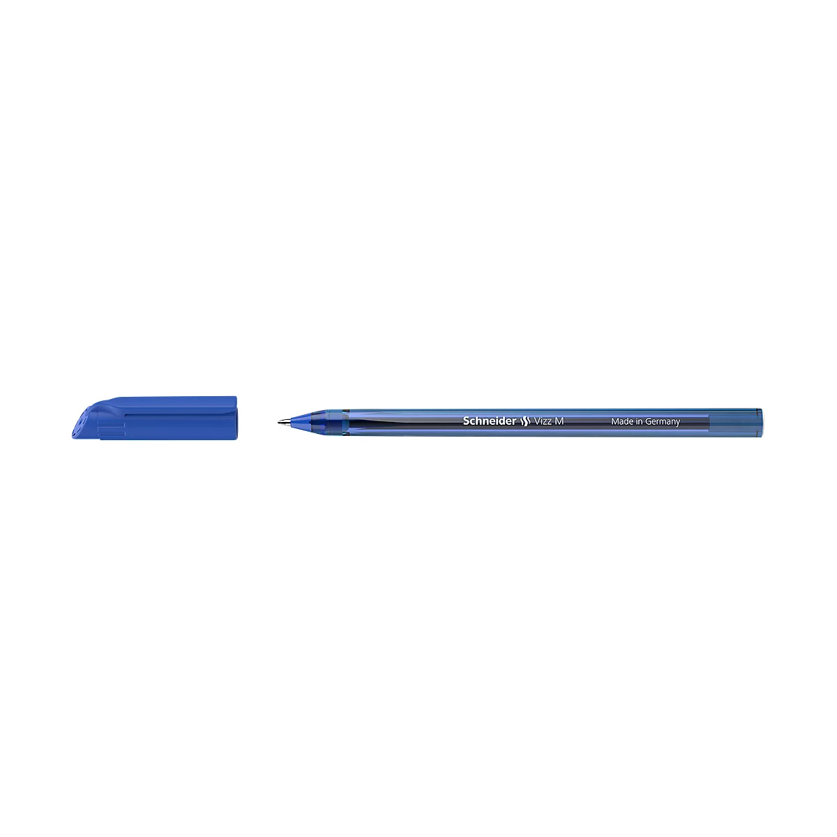 Schneider Kugelschreiber Vizz, Strichstärke M, Gelco®, dokumentenecht, 50 Stück, blau