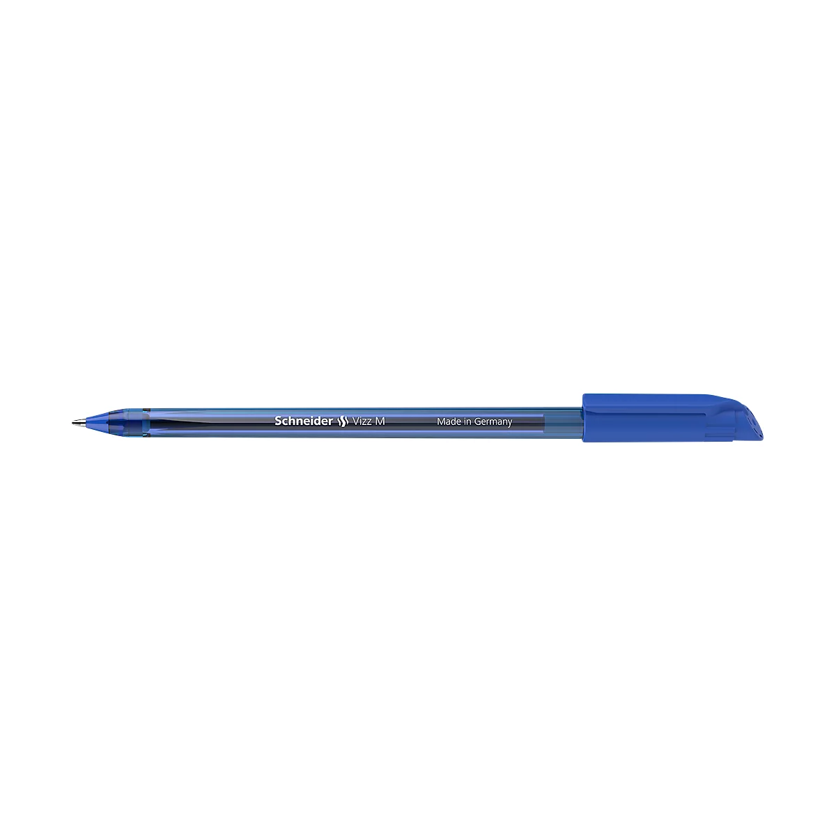 Schneider Kugelschreiber Vizz, Strichstärke M, Gelco®, dokumentenecht, 50 Stück, blau
