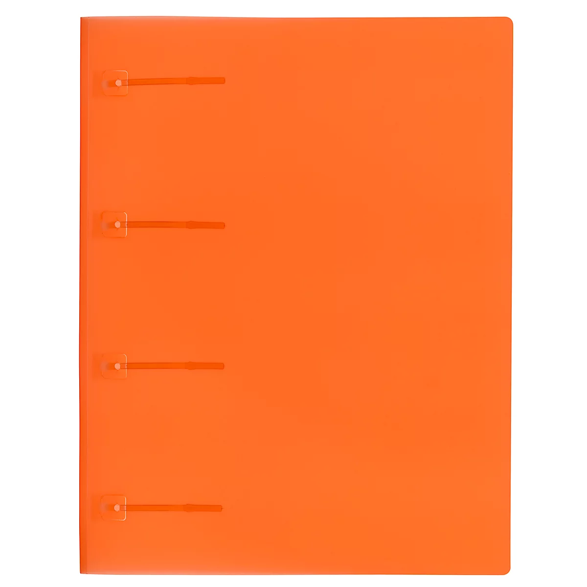 Schnellhefter Kolma Easy XL, A4, KolmaFlex, halbtransparent, rot