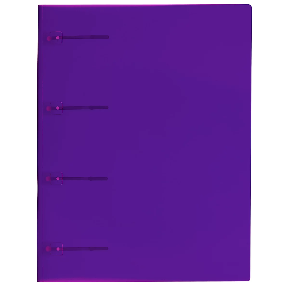 Schnellhefter Kolma Easy XL, A4, KolmaFlex, halbtransparent, violett