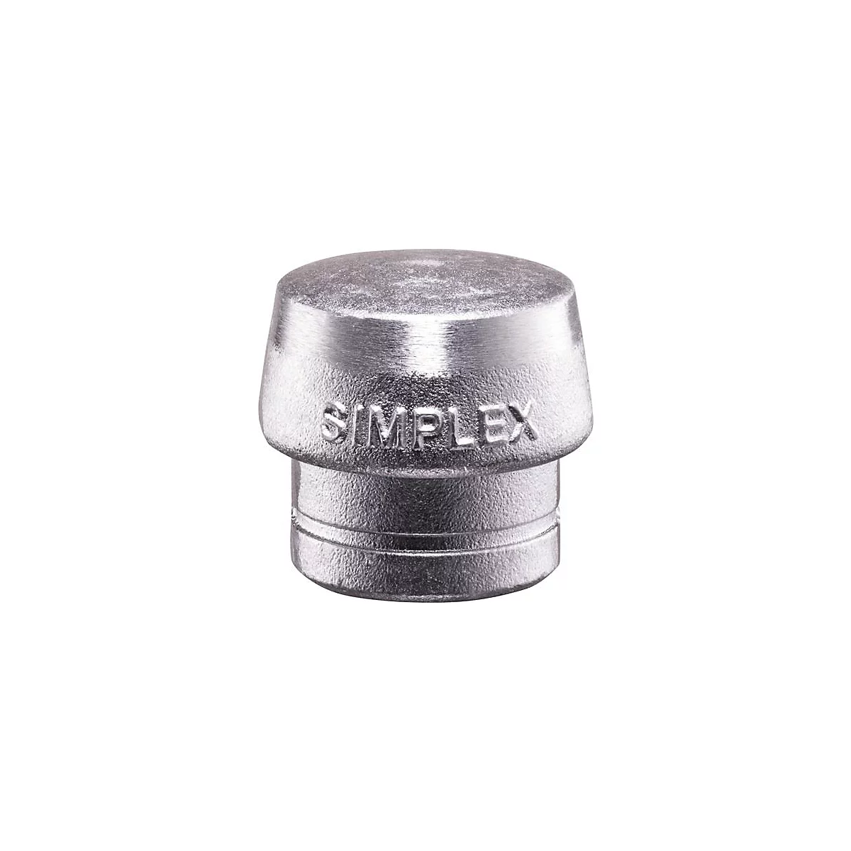 Schonhammerkopf SIMPLEX Kopf-Ø 40mm Weichmetall silber hart HALDER